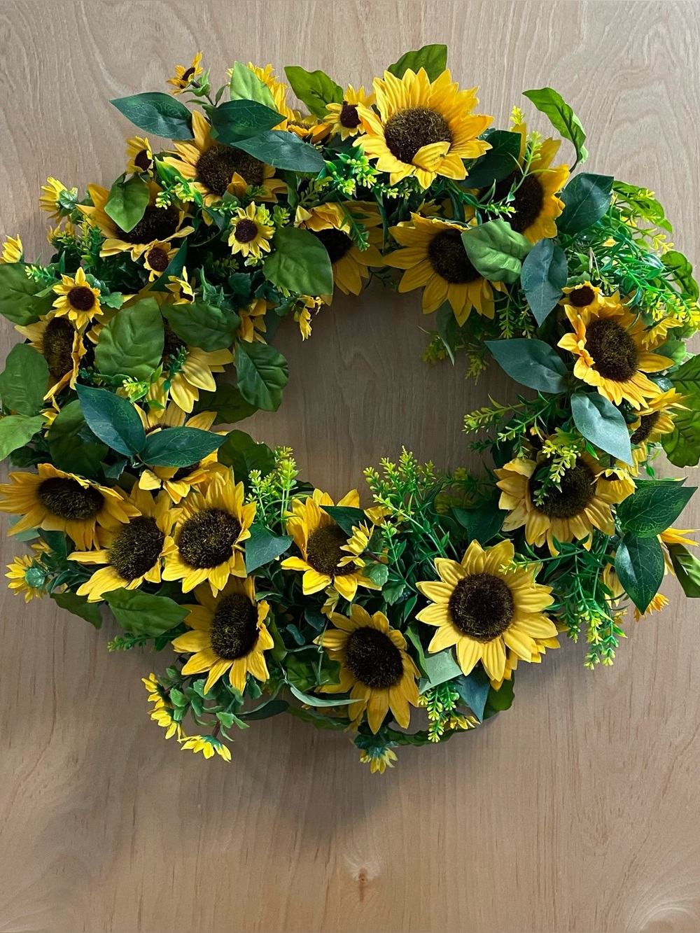 20” Sunflower Grapevine Wreath